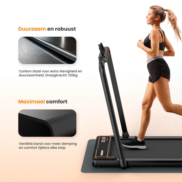 Moovv SmartStep Pro v2 - opvouwbare loopband 1-12 km/u: