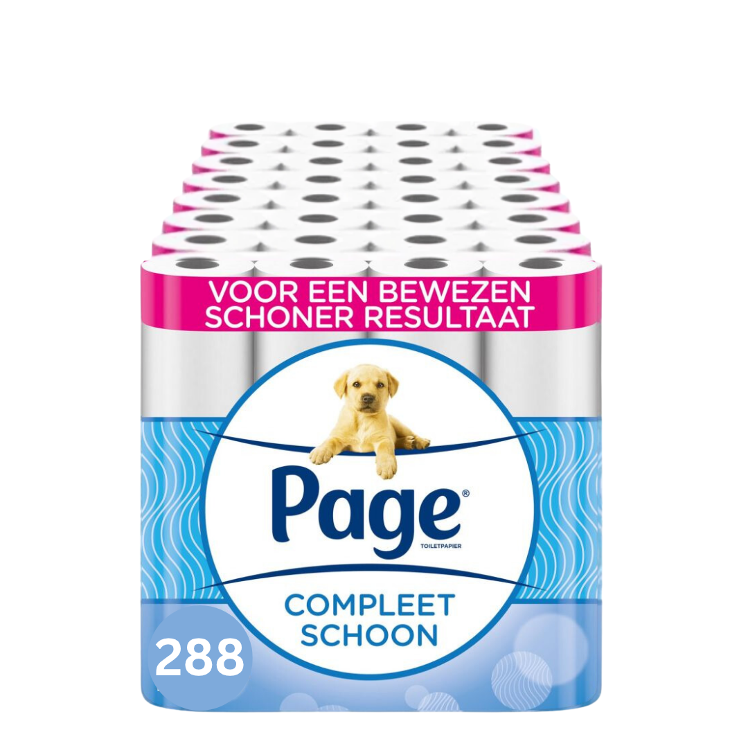 Page Compleet Schoon Toiletpapier – 288 Rollen