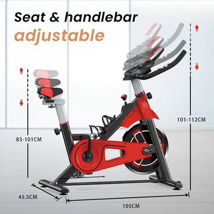 Royaluxe - Hometrainer - Hometrainer Fiets - Hometrainers - Fitness - Spinning Fiets - Fitness Fiets - Sport - Fietsen - Fiets - Gym - Hometrainers Fitness