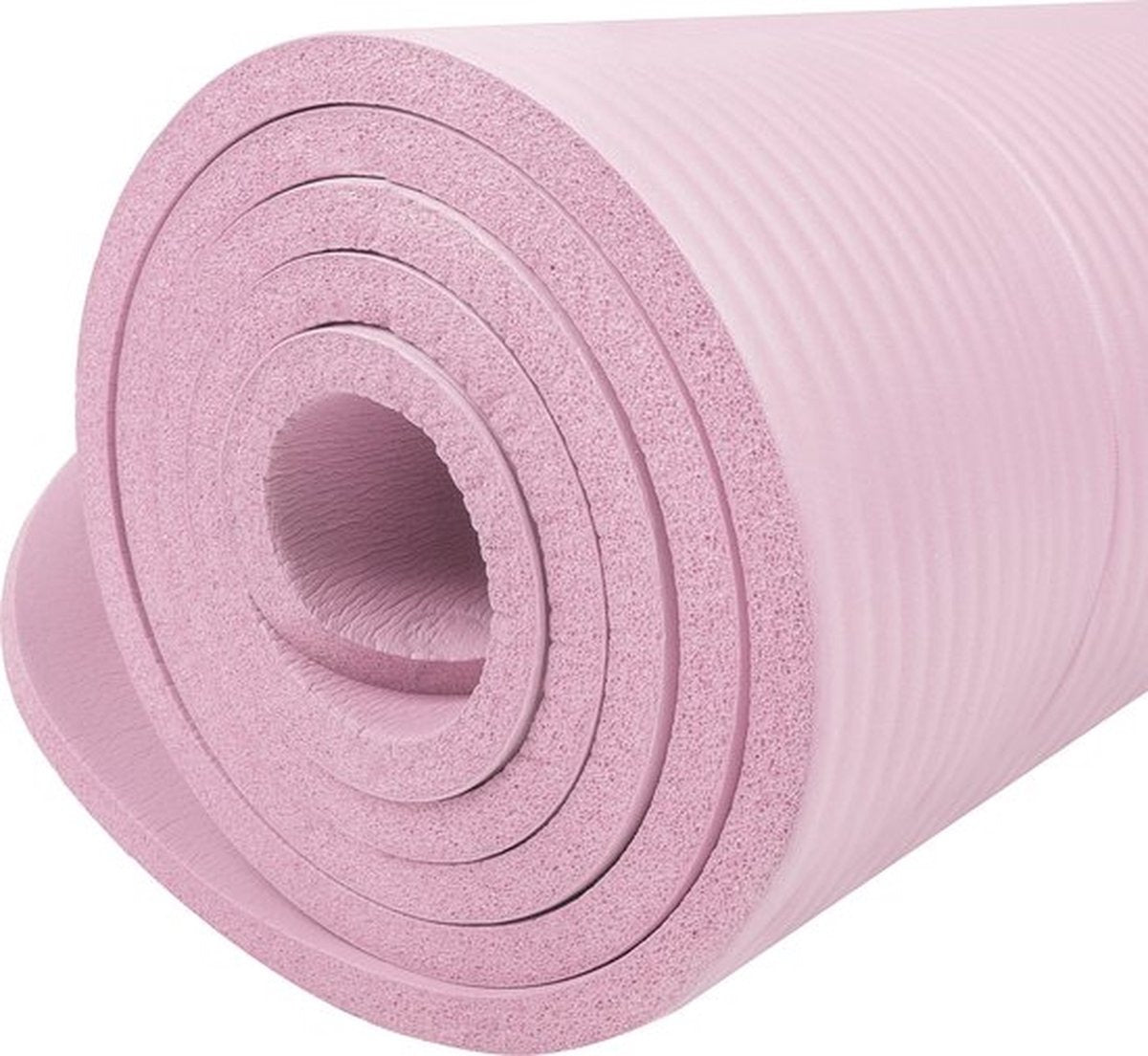 Yoga Mat - Fitnessmat - Premium Kwaliteit - Anti Slip - 61 x 183 x 1 cm - Roze