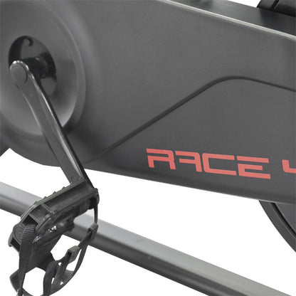 FitBike - Race 4 - Indoor Cycle - Fitness Fiets - Incl. Trainingscomputer - Bluetooth - V-Belt aandrijving