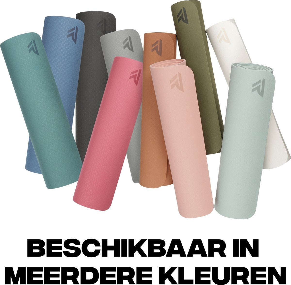 Rockerz Deluxe Yoga mat - Fitness mat - Sport mat - Yogamat anti slip & eco - Extra Dik - Duurzaam TPE materiaal - Incl Draagtas - Kleur: Petrol